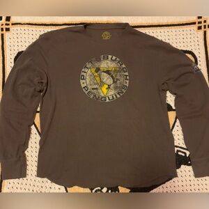 NHL PITTSBURGH PENGUINSXAUTHENTIC RETRO SQUAD Dark Greg Long Sleeve Sz.L